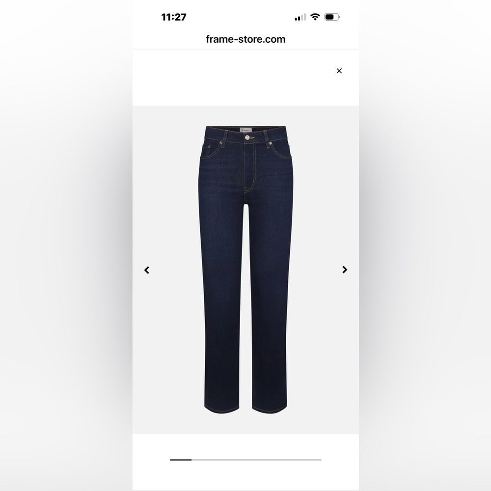 Frame Denim Le Sleek Straight Leg Jeans Sz 29 - Picture 2 of 6